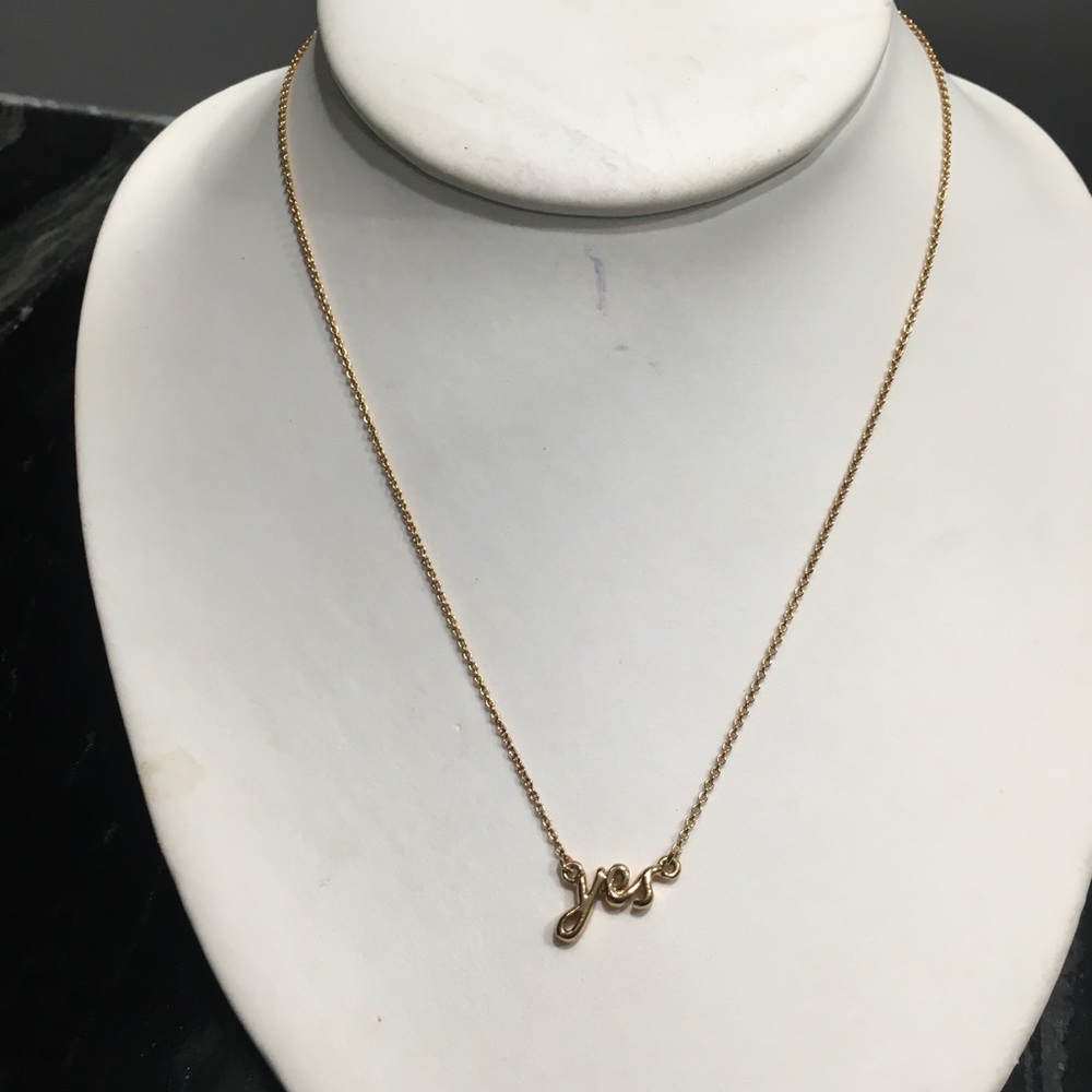 Kate Spade “yes” necklace